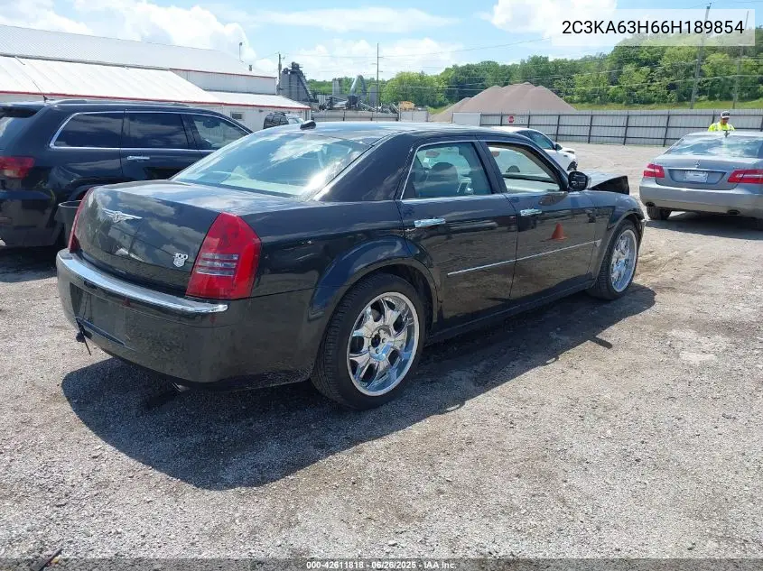 2006 Chrysler 300C VIN: 2C3KA63H66H189854 Lot: 42611818