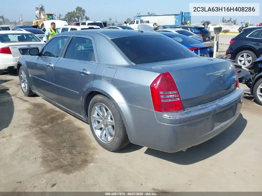 2006 Chrysler 300C VIN: 2C3LA63H16H408286 Lot: 42617578
