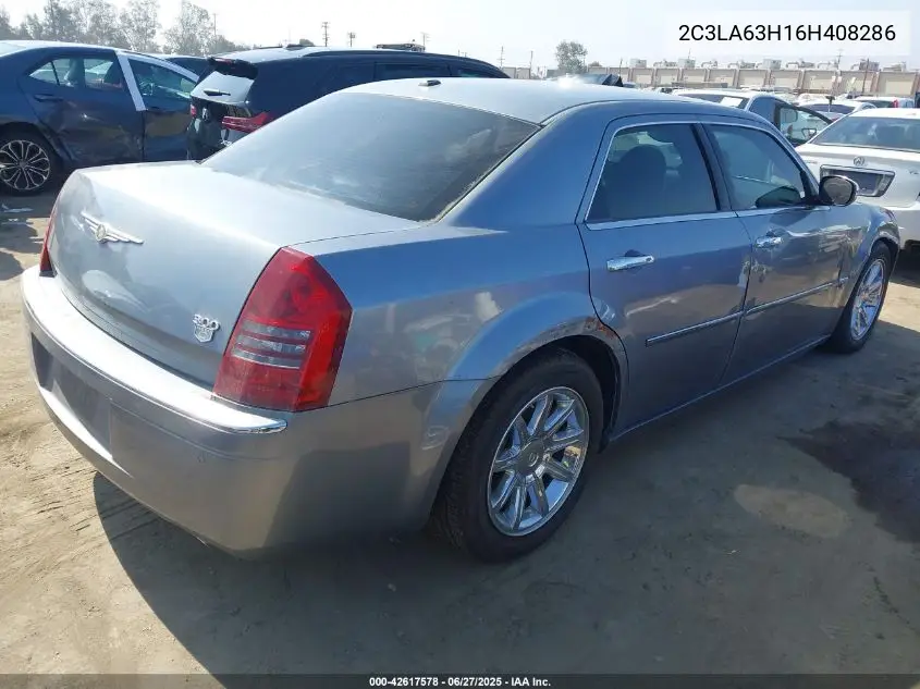 2006 Chrysler 300C VIN: 2C3LA63H16H408286 Lot: 42617578