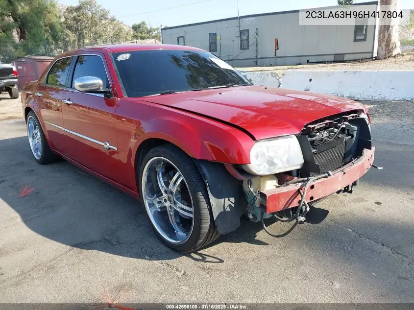 2006 Chrysler 300C VIN: 2C3LA63H96H417804 Lot: 42696108