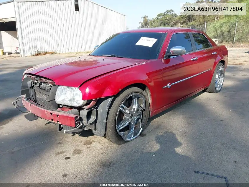 2006 Chrysler 300C VIN: 2C3LA63H96H417804 Lot: 42696108