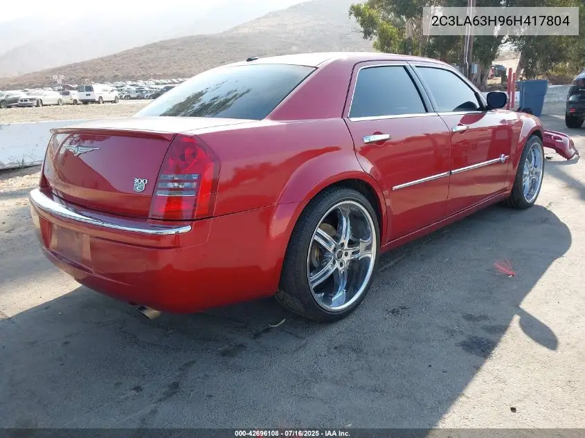 2006 Chrysler 300C VIN: 2C3LA63H96H417804 Lot: 42696108