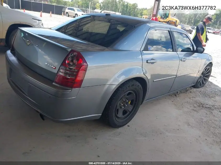 2006 Chrysler 300C Srt8 VIN: 2C3KA73WX6H377782 Lot: 42701559