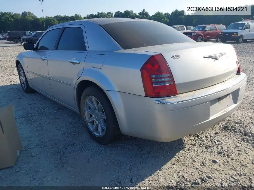 2006 Chrysler 300C VIN: 2C3KA63H66H534221 Lot: 42794987