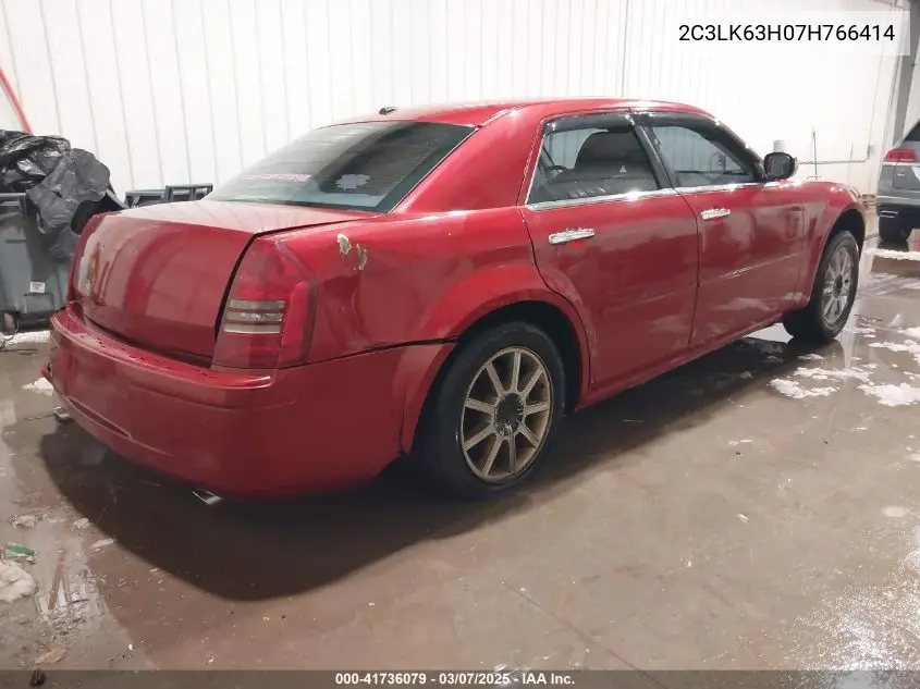 2007 Chrysler 300C VIN: 2C3LK63H07H766414 Lot: 41736079