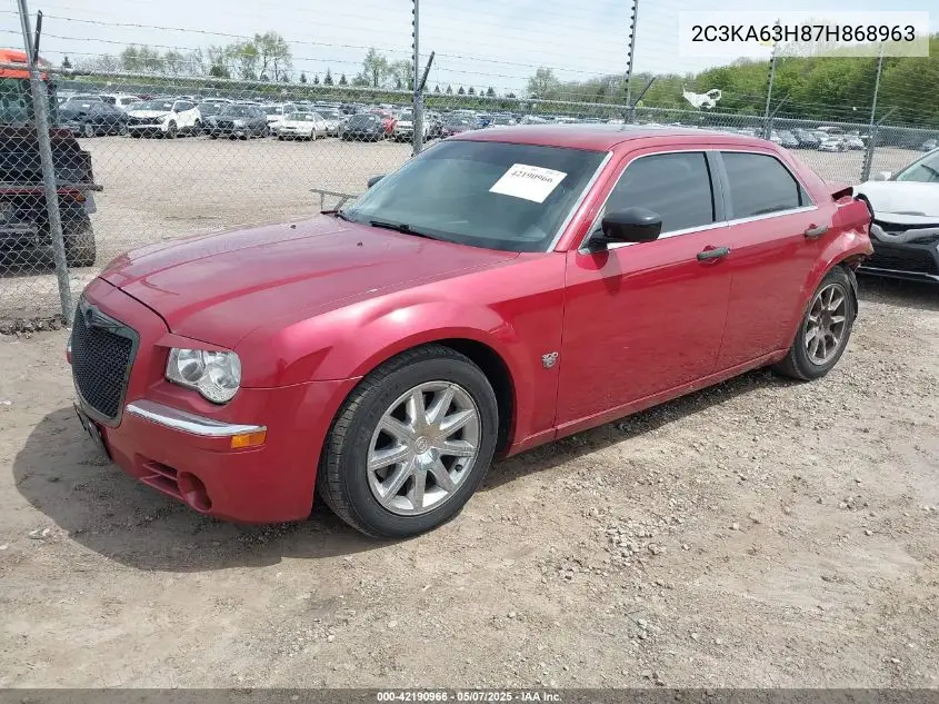 2007 Chrysler 300C VIN: 2C3KA63H87H868963 Lot: 42190966