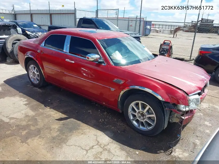 2007 Chrysler 300C VIN: 2C3KK63H57H651772 Lot: 42204851