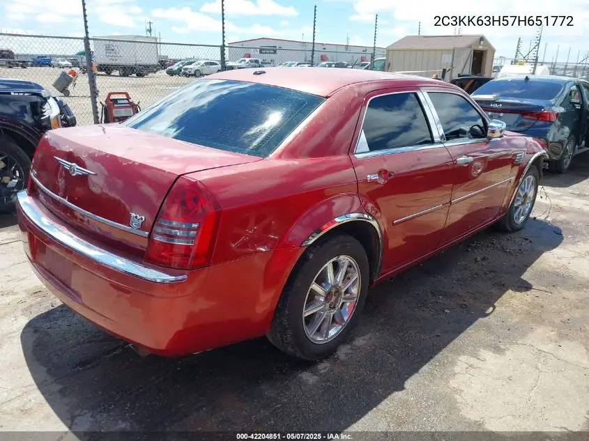 2007 Chrysler 300C VIN: 2C3KK63H57H651772 Lot: 42204851