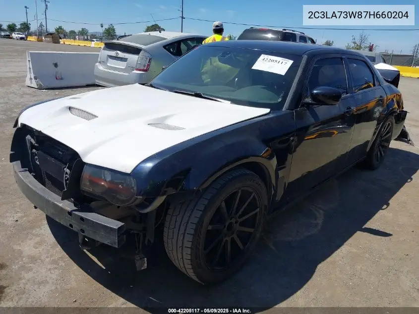 2007 Chrysler 300C Srt8 VIN: 2C3LA73W87H660204 Lot: 42205117