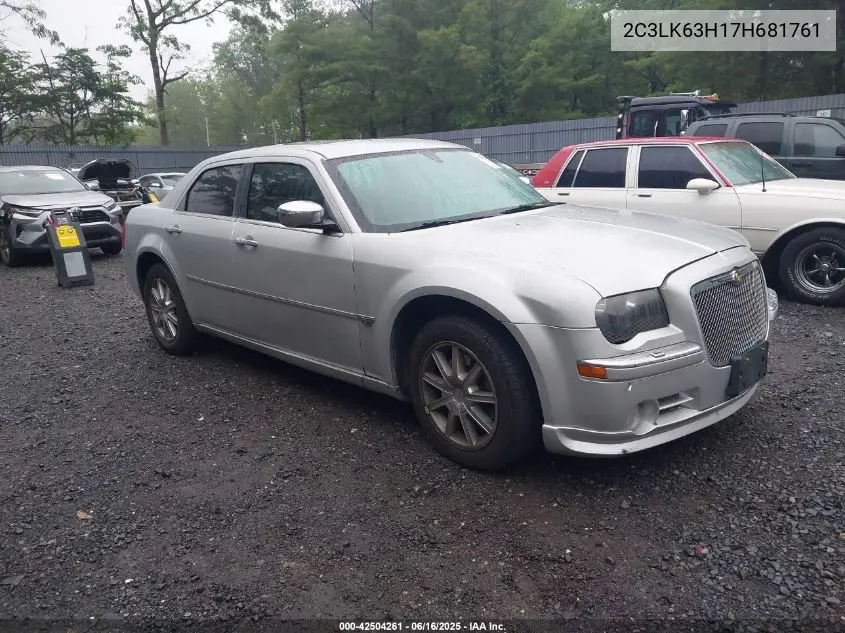 2007 Chrysler 300C VIN: 2C3LK63H17H681761 Lot: 42504261