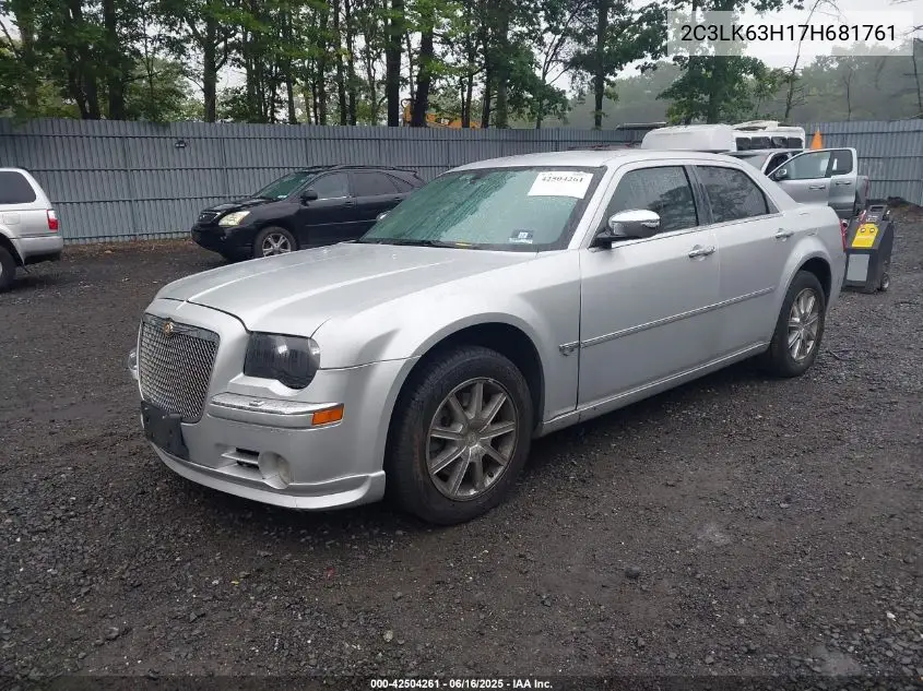 2007 Chrysler 300C VIN: 2C3LK63H17H681761 Lot: 42504261