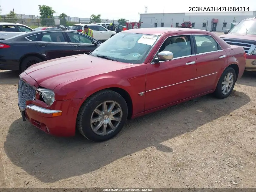2007 Chrysler 300C VIN: 2C3KA63H47H684314 Lot: 42520192