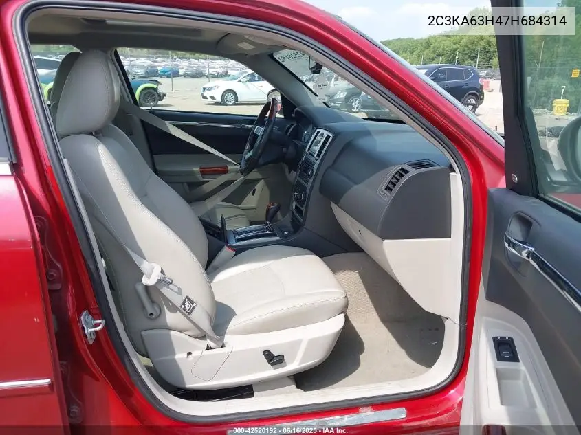 2007 Chrysler 300C VIN: 2C3KA63H47H684314 Lot: 42520192