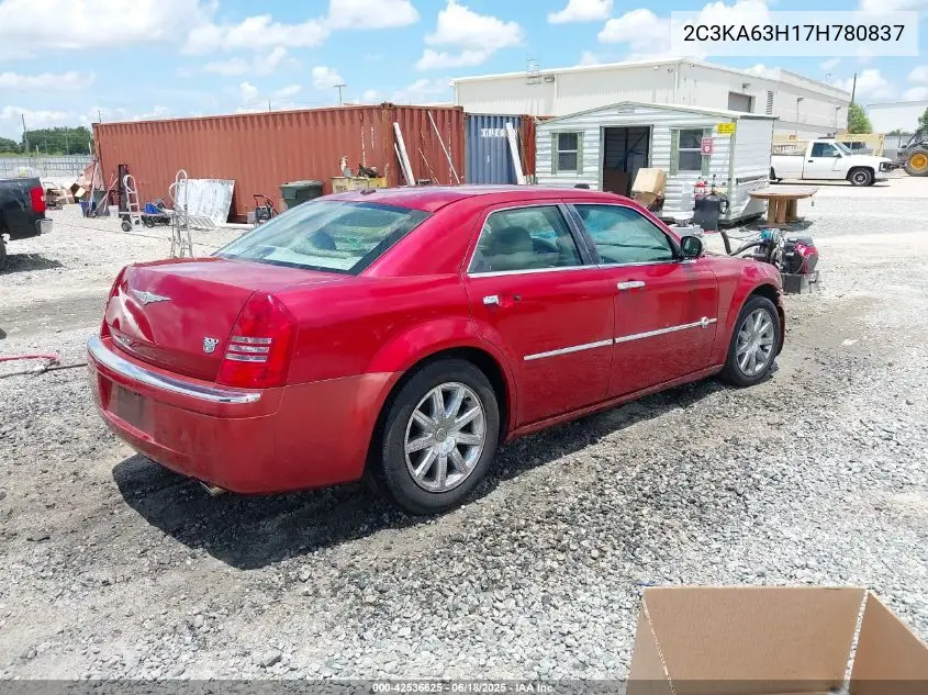 2007 Chrysler 300C VIN: 2C3KA63H17H780837 Lot: 42536625