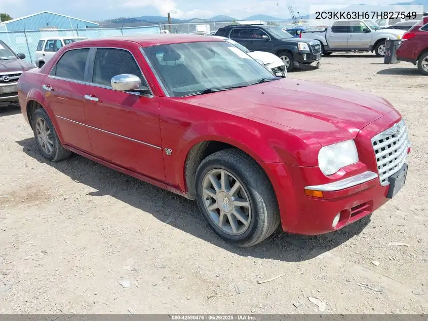 2007 Chrysler 300C VIN: 2C3KK63H67H827549 Lot: 42590476