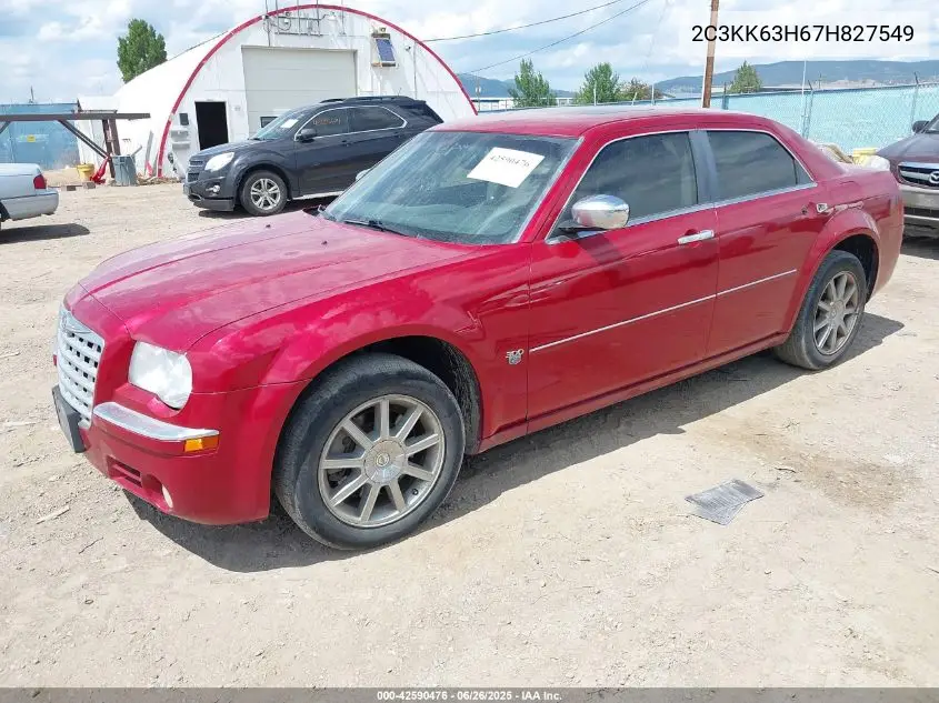 2007 Chrysler 300C VIN: 2C3KK63H67H827549 Lot: 42590476