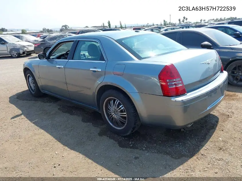 2007 Chrysler 300C VIN: 2C3LA63H57H722539 Lot: 42748349