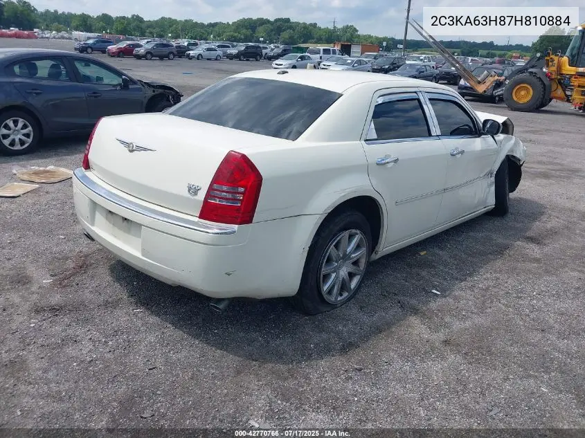 2007 Chrysler 300C VIN: 2C3KA63H87H810884 Lot: 42770766