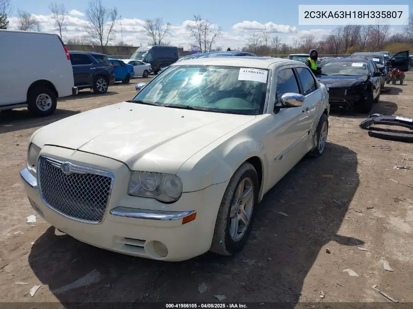2008 Chrysler 300C Hemi VIN: 2C3KA63H18H335807 Lot: 41986105