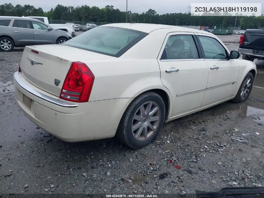 2008 Chrysler 300C Hemi VIN: 2C3LA63H18H119198 Lot: 42242575