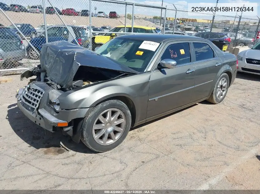 2008 Chrysler 300C Hemi VIN: 2C3KA63H58H126344 Lot: 42246427