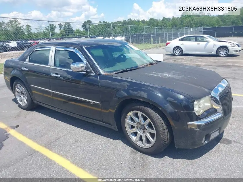 2008 Chrysler 300C Hemi VIN: 2C3KA63HX8H331805 Lot: 42261669
