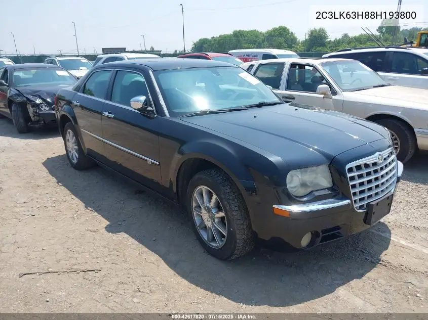 2008 Chrysler 300C VIN: 2C3LK63H88H193800 Lot: 42617820