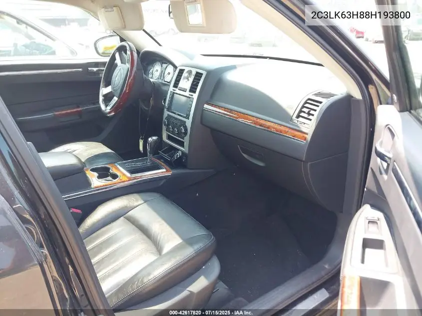 2008 Chrysler 300C VIN: 2C3LK63H88H193800 Lot: 42617820