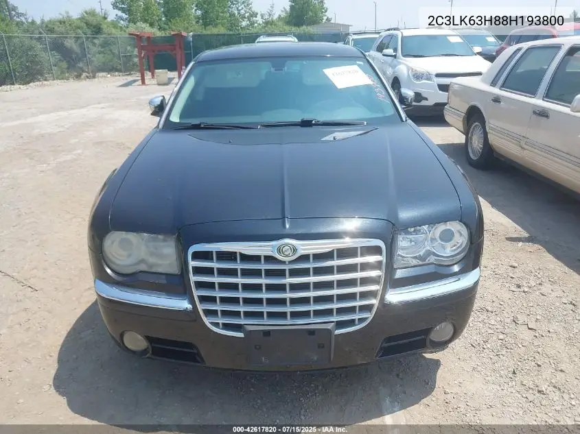 2008 Chrysler 300C VIN: 2C3LK63H88H193800 Lot: 42617820