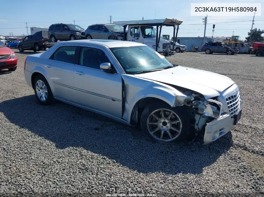 2009 Chrysler 300C Hemi VIN: 2C3KA63T19H580984 Lot: 42211635