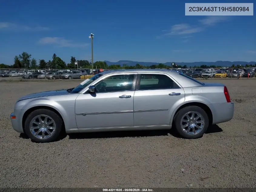 2009 Chrysler 300C Hemi VIN: 2C3KA63T19H580984 Lot: 42211635