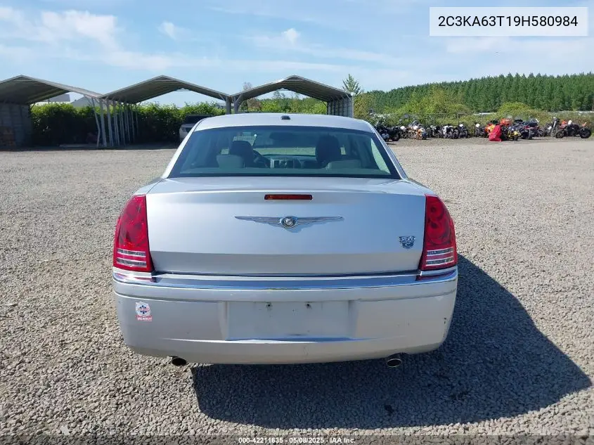 2009 Chrysler 300C Hemi VIN: 2C3KA63T19H580984 Lot: 42211635