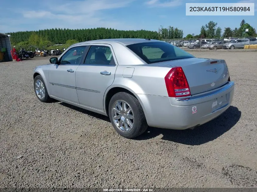 2009 Chrysler 300C Hemi VIN: 2C3KA63T19H580984 Lot: 42211635