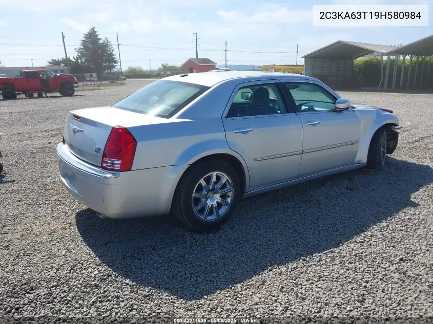 2009 Chrysler 300C Hemi VIN: 2C3KA63T19H580984 Lot: 42211635