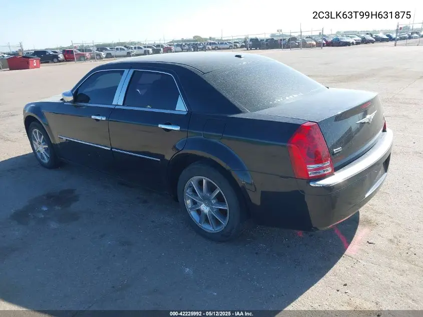 2009 Chrysler 300C VIN: 2C3LK63T99H631875 Lot: 42225992
