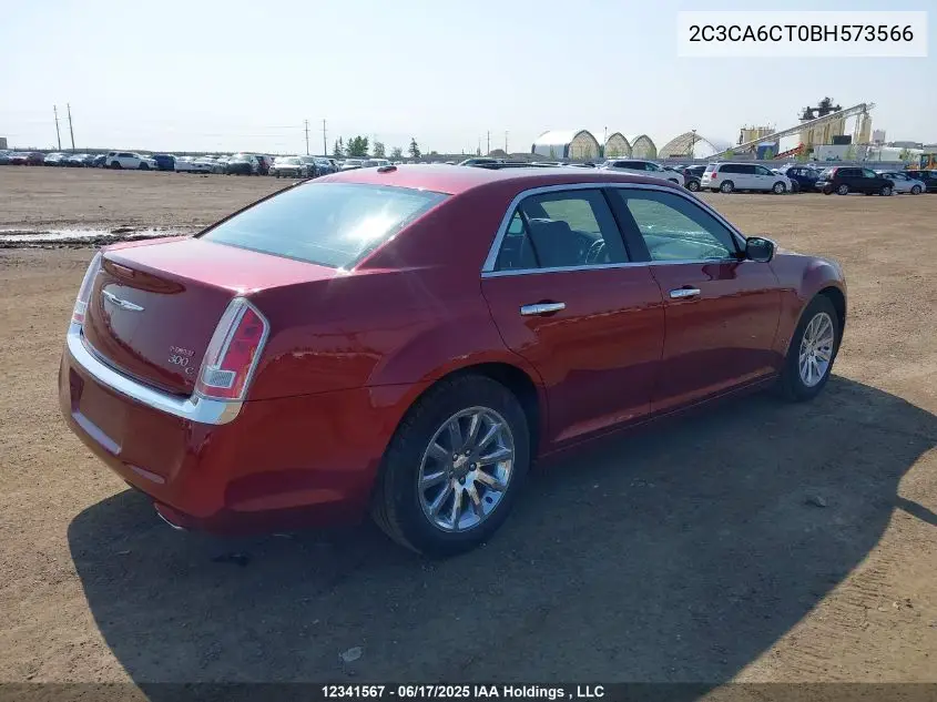 2011 Chrysler 300C VIN: 2C3CA6CT0BH573566 Lot: 12341567