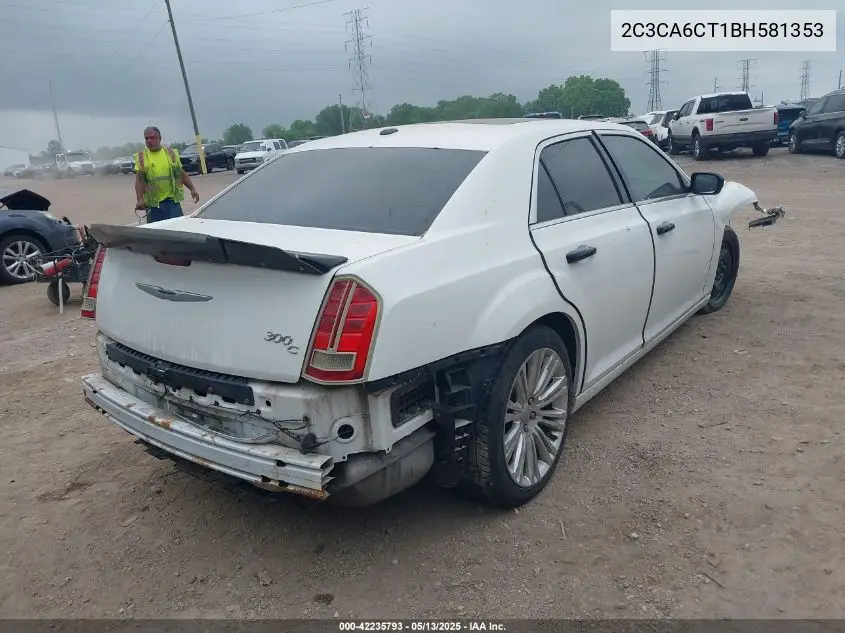 2011 Chrysler 300C VIN: 2C3CA6CT1BH581353 Lot: 42235793