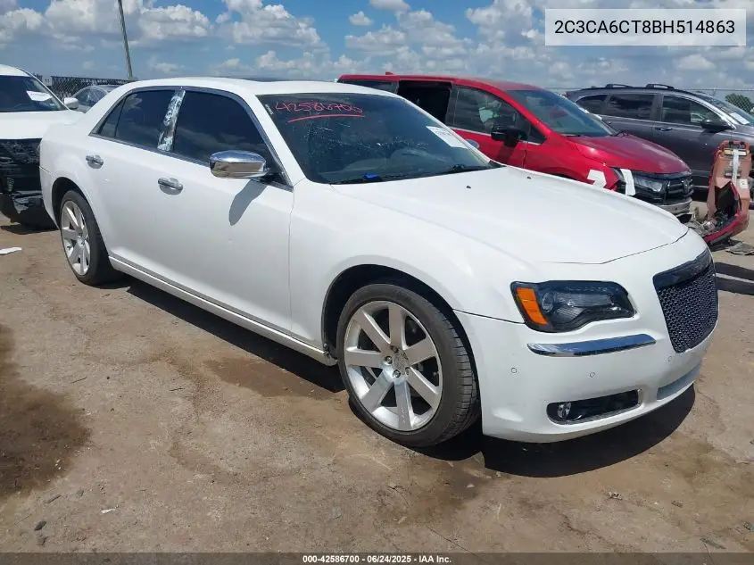 2011 Chrysler 300C VIN: 2C3CA6CT8BH514863 Lot: 42586700