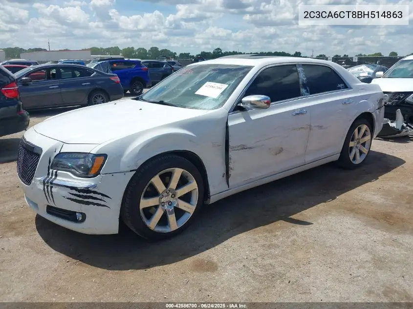 2011 Chrysler 300C VIN: 2C3CA6CT8BH514863 Lot: 42586700