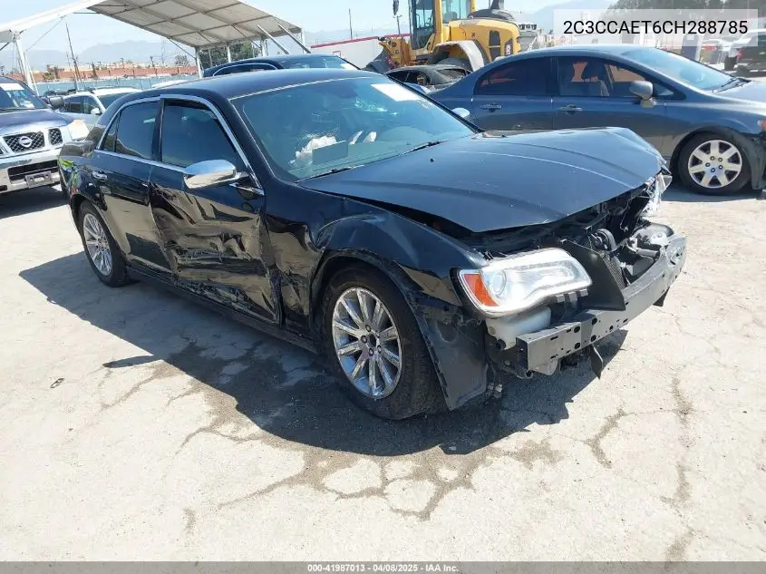 2012 Chrysler 300C VIN: 2C3CCAET6CH288785 Lot: 41987013