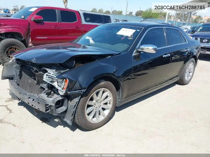 2012 Chrysler 300C VIN: 2C3CCAET6CH288785 Lot: 41987013