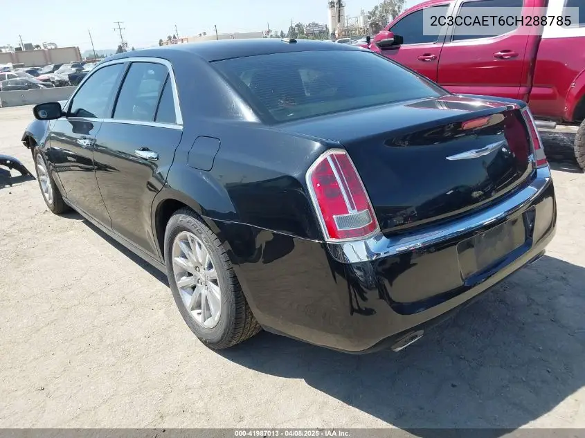 2012 Chrysler 300C VIN: 2C3CCAET6CH288785 Lot: 41987013