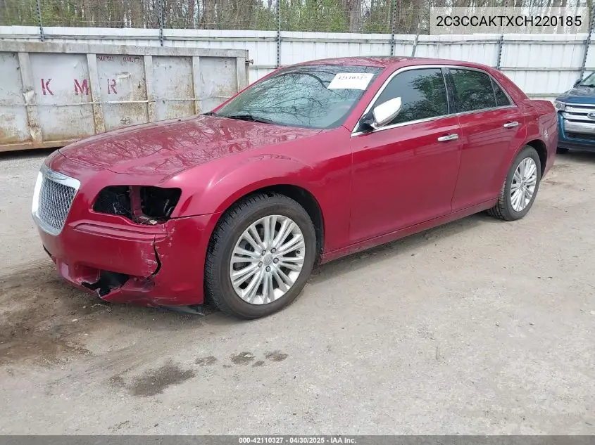 2012 Chrysler 300C Awd VIN: 2C3CCAKTXCH220185 Lot: 42110327