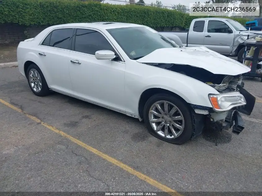 2012 Chrysler 300C VIN: 2C3CCAET4CH236569 Lot: 42181321