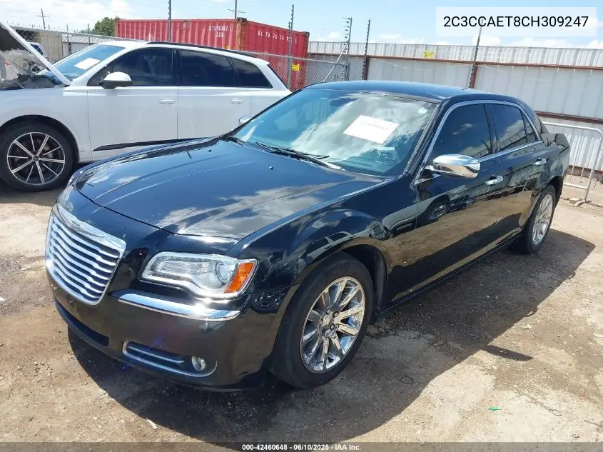 2012 Chrysler 300C VIN: 2C3CCAET8CH309247 Lot: 42460648