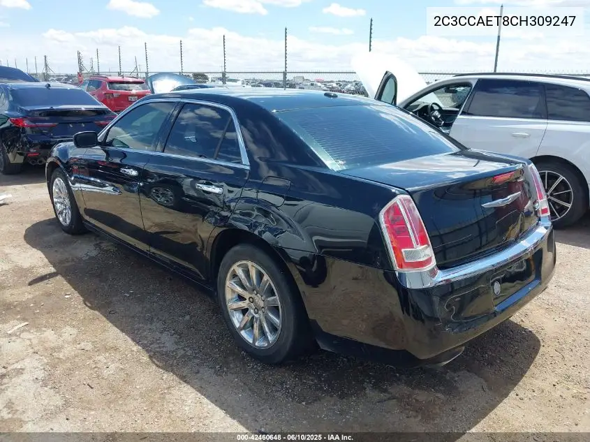 2012 Chrysler 300C VIN: 2C3CCAET8CH309247 Lot: 42460648