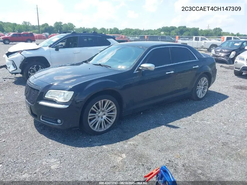 2012 Chrysler 300C VIN: 2C3CCAET4CH147309 Lot: 42473743