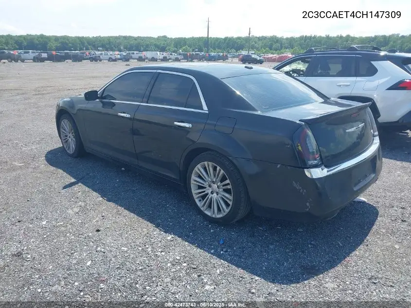 2012 Chrysler 300C VIN: 2C3CCAET4CH147309 Lot: 42473743