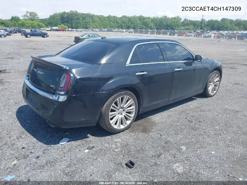 2012 Chrysler 300C VIN: 2C3CCAET4CH147309 Lot: 42473743