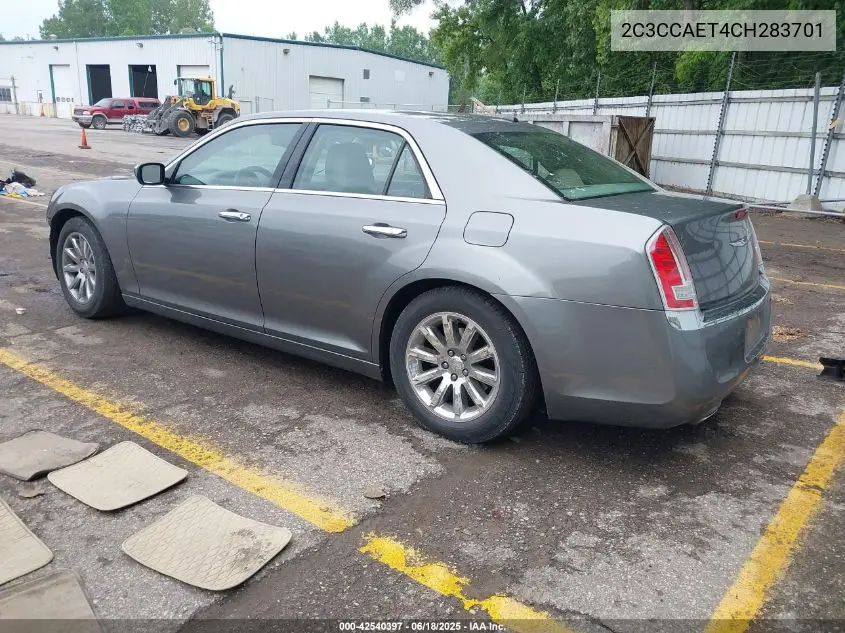 2012 Chrysler 300C VIN: 2C3CCAET4CH283701 Lot: 42540397